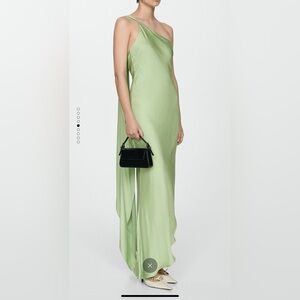 Mango asymmetrical, one shoulder dress